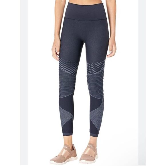Spanx NWT Seamless Moto Leggings in Indigo Sky, Small (2-4) - Picture 2 of 6